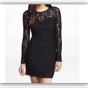 SOLD! Express Black Cut Out Sheath Dress